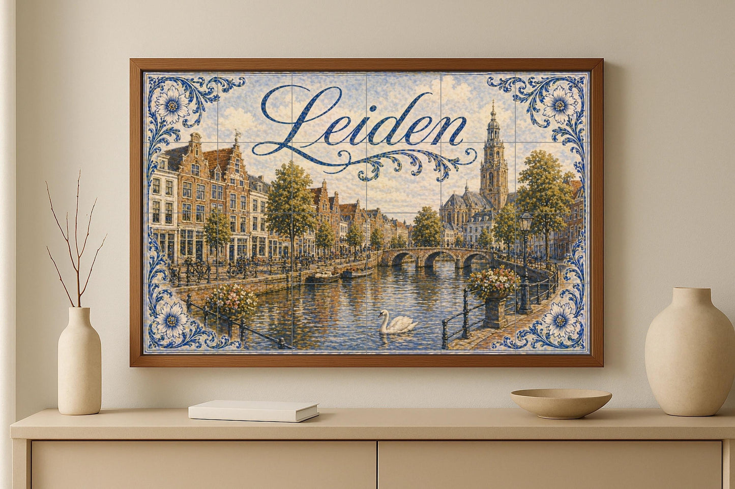 Leiden, Pays-Bas , Art Mural — Décor d'Art Populaire, Art Mural en Céramique