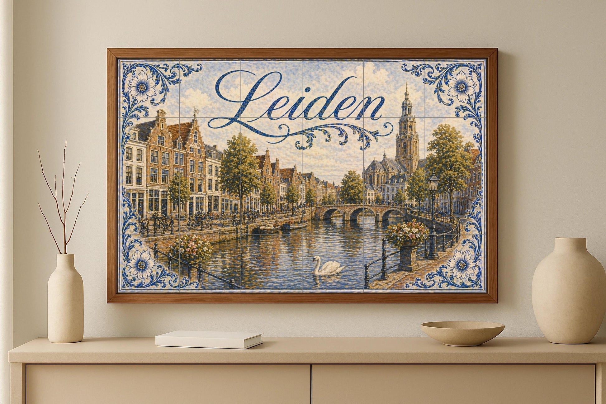 Leiden, Pays-Bas , Art Mural — Décor d'Art Populaire, Art Mural en Céramique