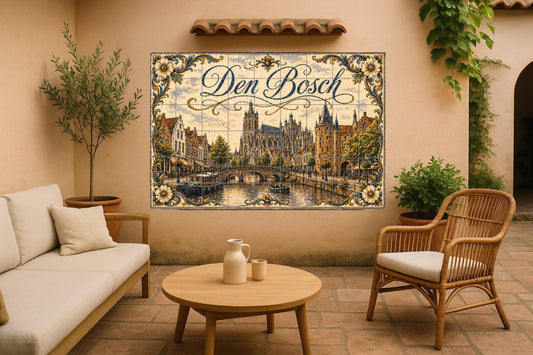 Cathedral of San Juan of Den Bosch, Países — Travel Wall Décor · Tile Wall Art