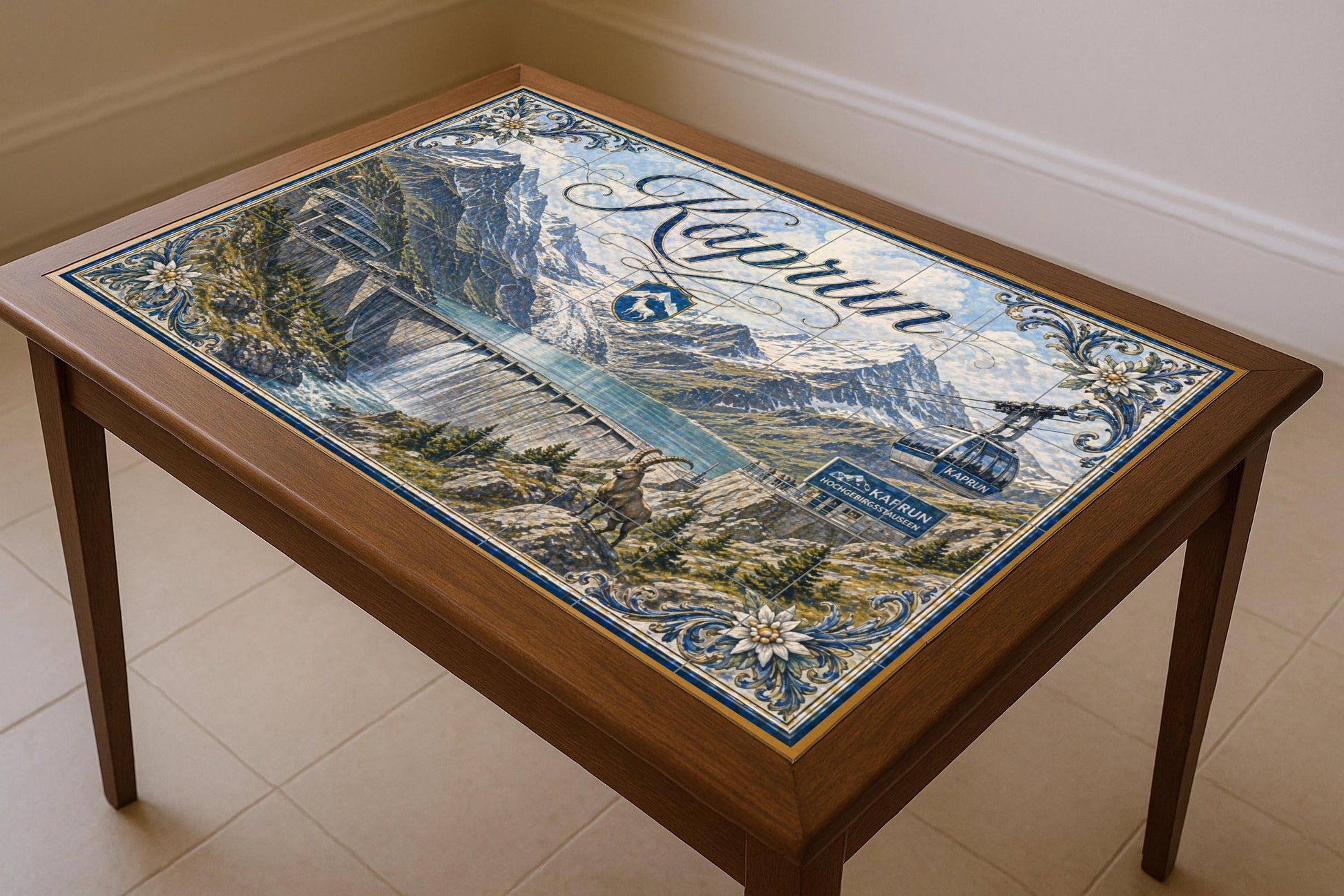 Kaprun, Autriche · Fresque Céramique — Fresque de Monument