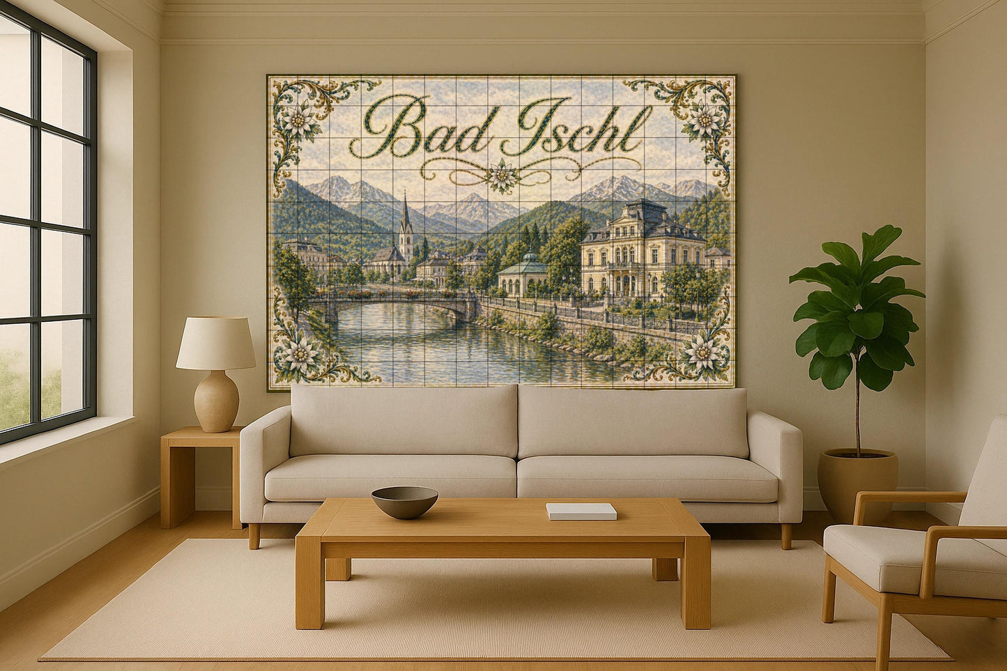 Bad Ischl, Austria · Ceramic Wall Mural — Landmark Mural