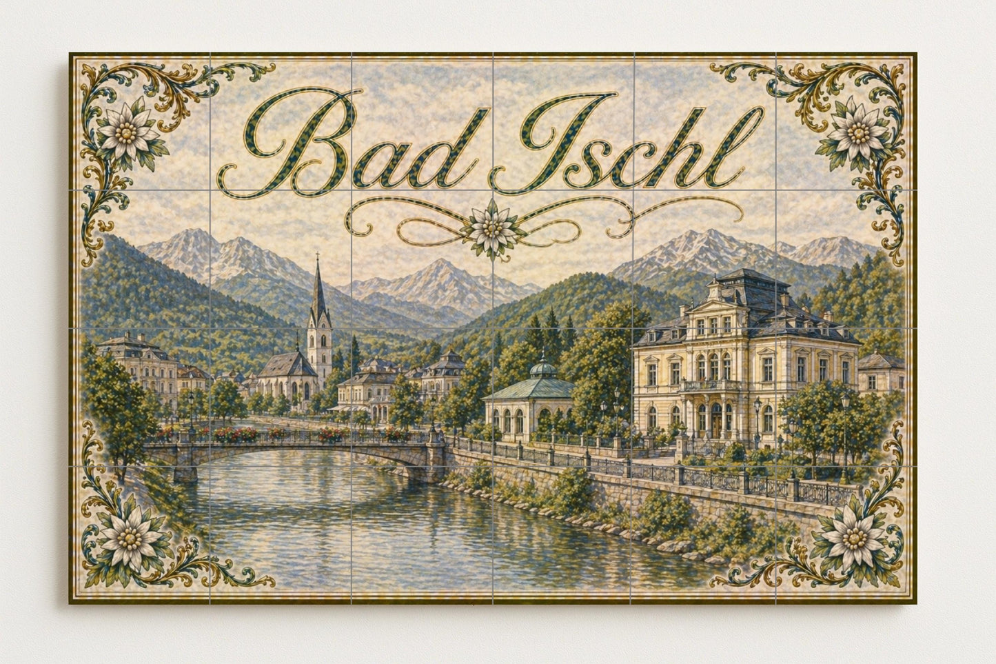 Bad Ischl, Austria · Ceramic Wall Mural — Landmark Mural