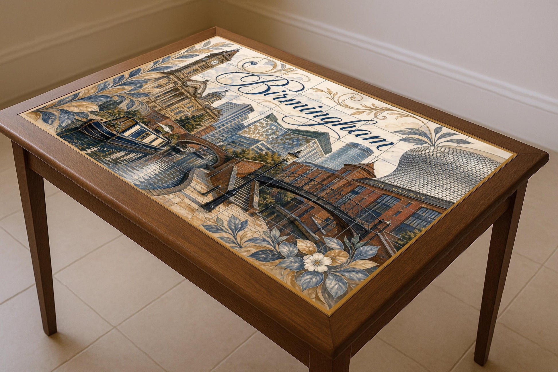 Mural de azulejos de cerámica de Birmingham, Inglaterra, arte mural…