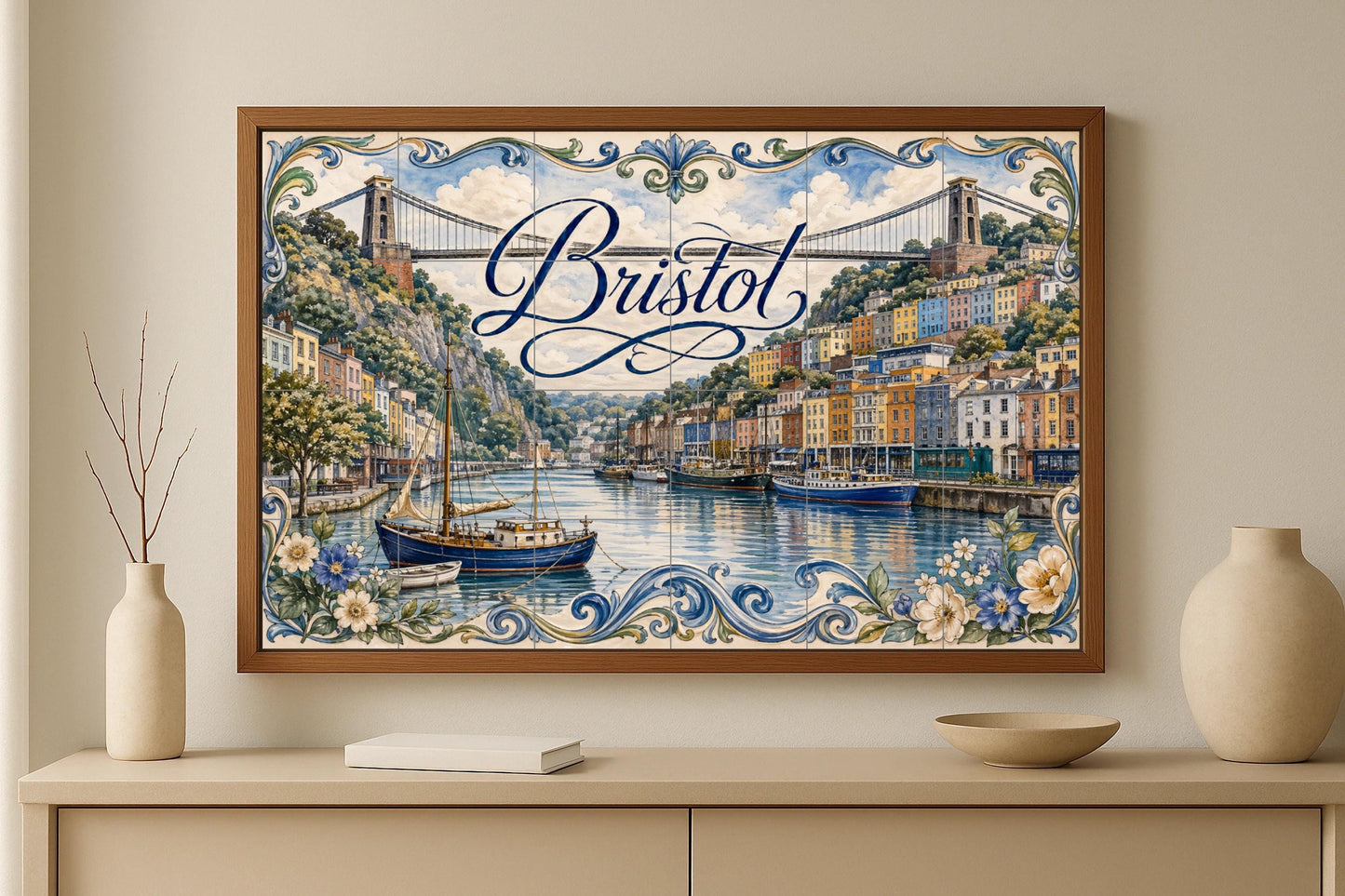 Fliesenbild Bristol, England — Reise-Wanddekor