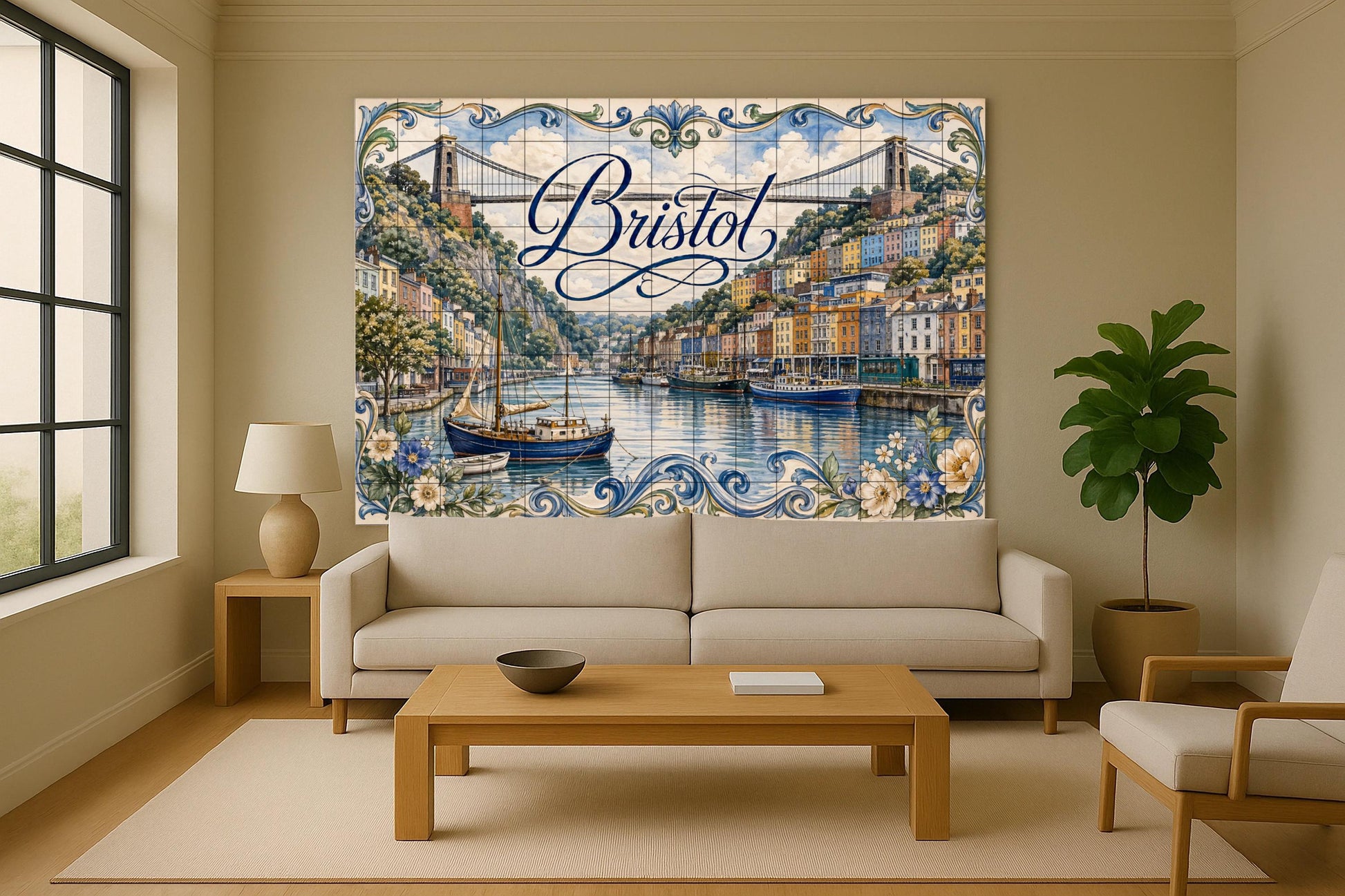 Fliesenbild Bristol, England — Reise-Wanddekor