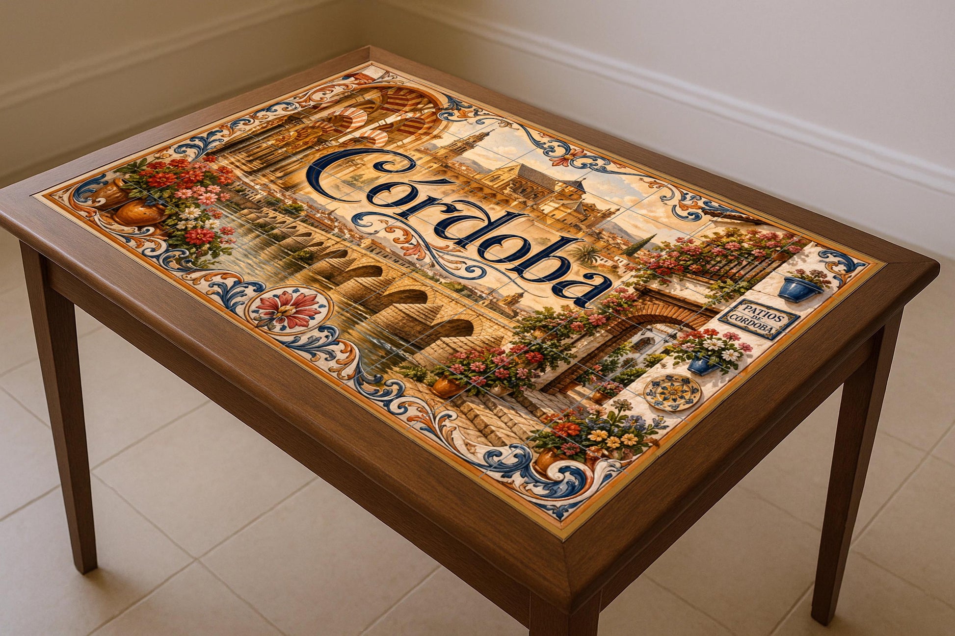 La Mezquita de Córdoba, decoración de pared — Villes et Monuments, Art Mural en Céramique