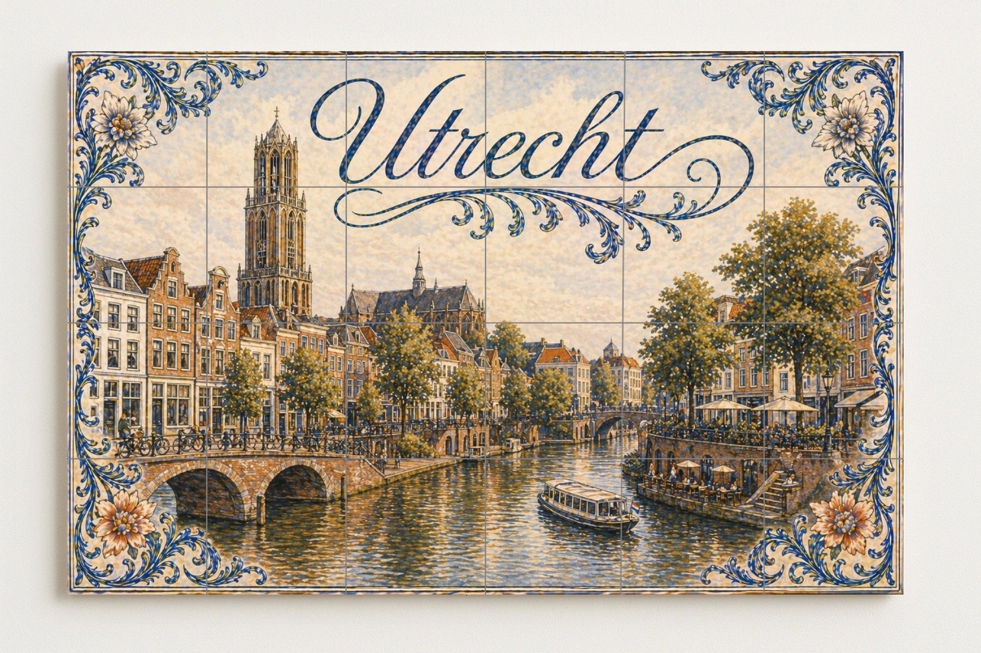 Utrecht, Paesi Bassi · Murale Ceramico — Arte Popolare e Ornamentale