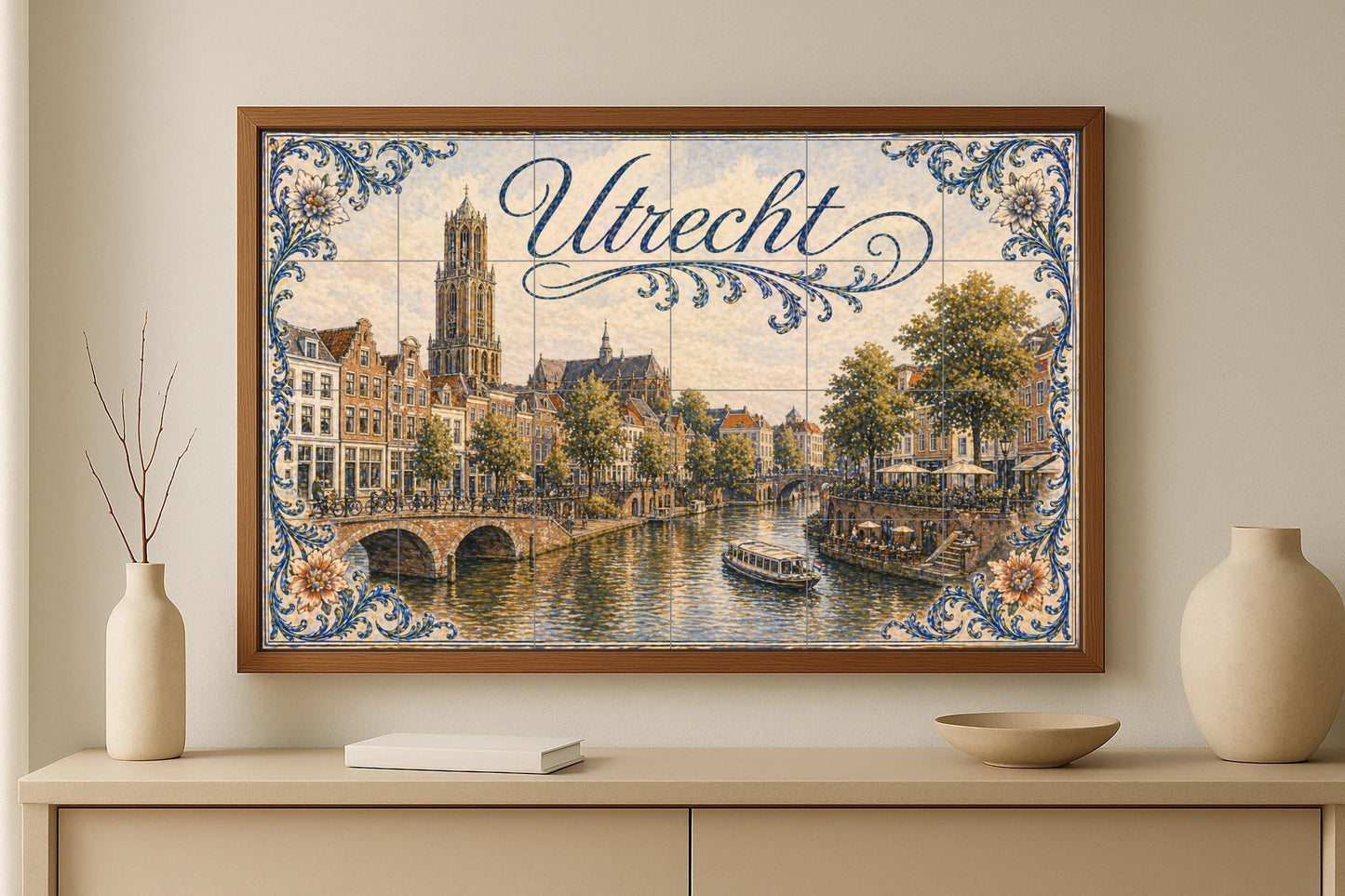 Utrecht, Paesi Bassi · Murale Ceramico — Arte Popolare e Ornamentale