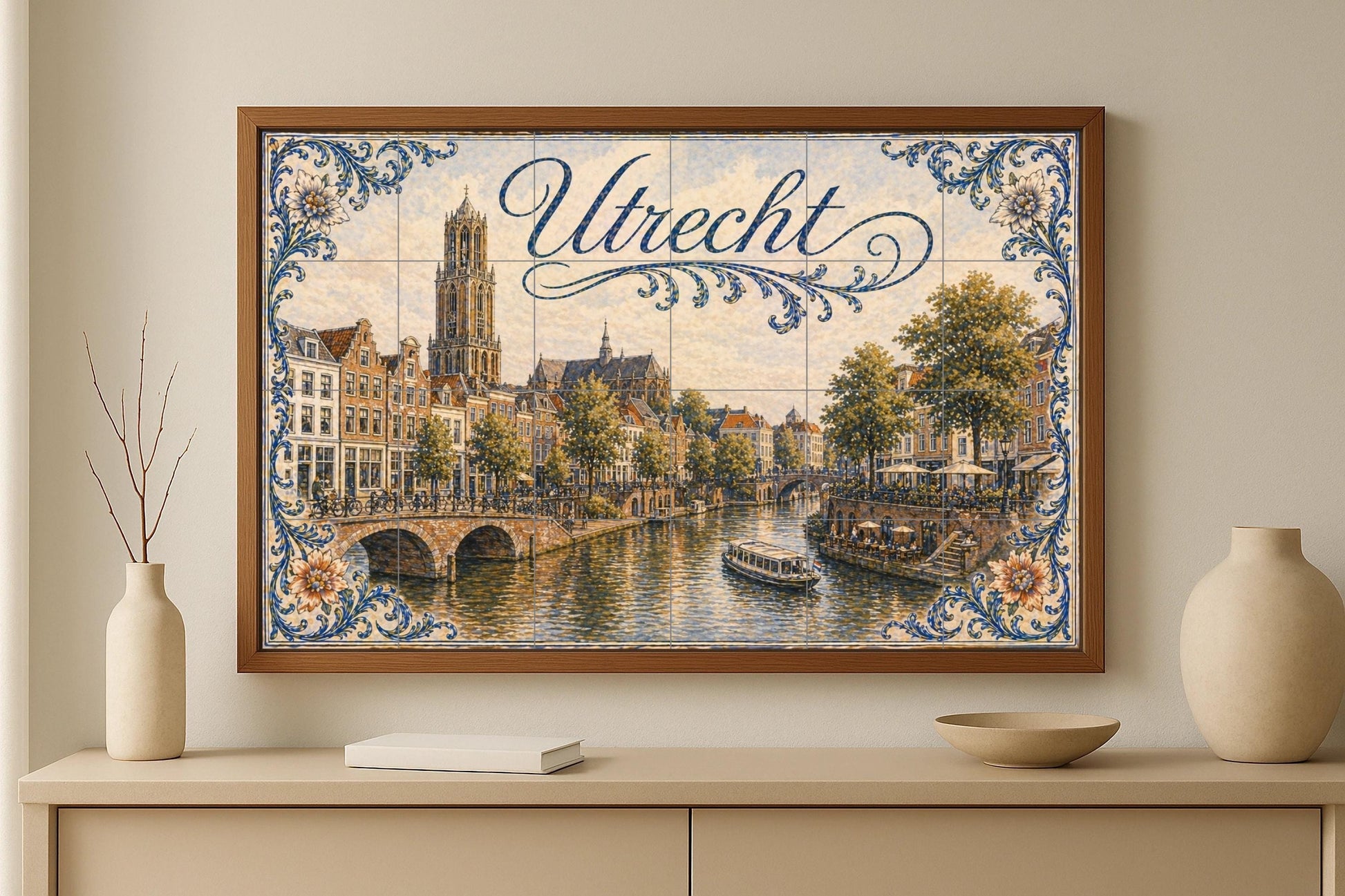 Utrecht, Paesi Bassi · Murale Ceramico — Arte Popolare e Ornamentale