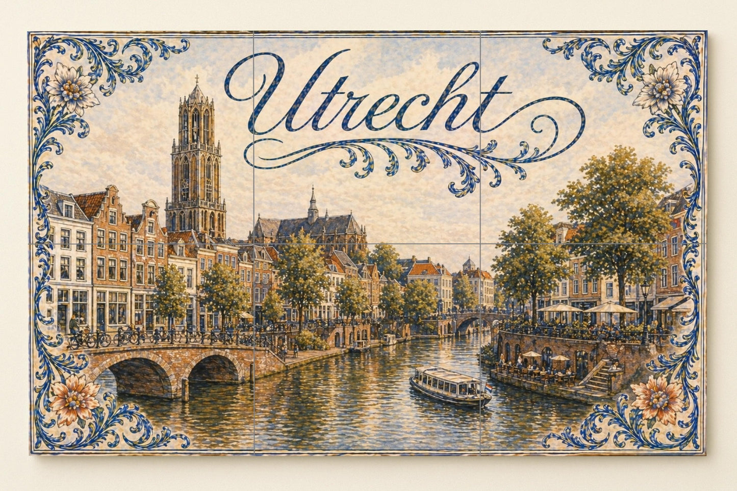 Utrecht, Paesi Bassi · Murale Ceramico — Arte Popolare e Ornamentale