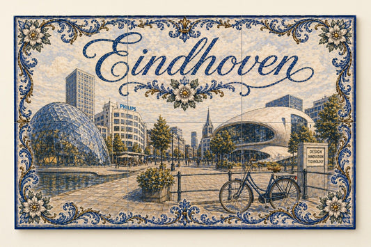 Eindhoven, Paesi Bassi , Arte Murale Moderno · Murale Ceramico — Città e Monumenti