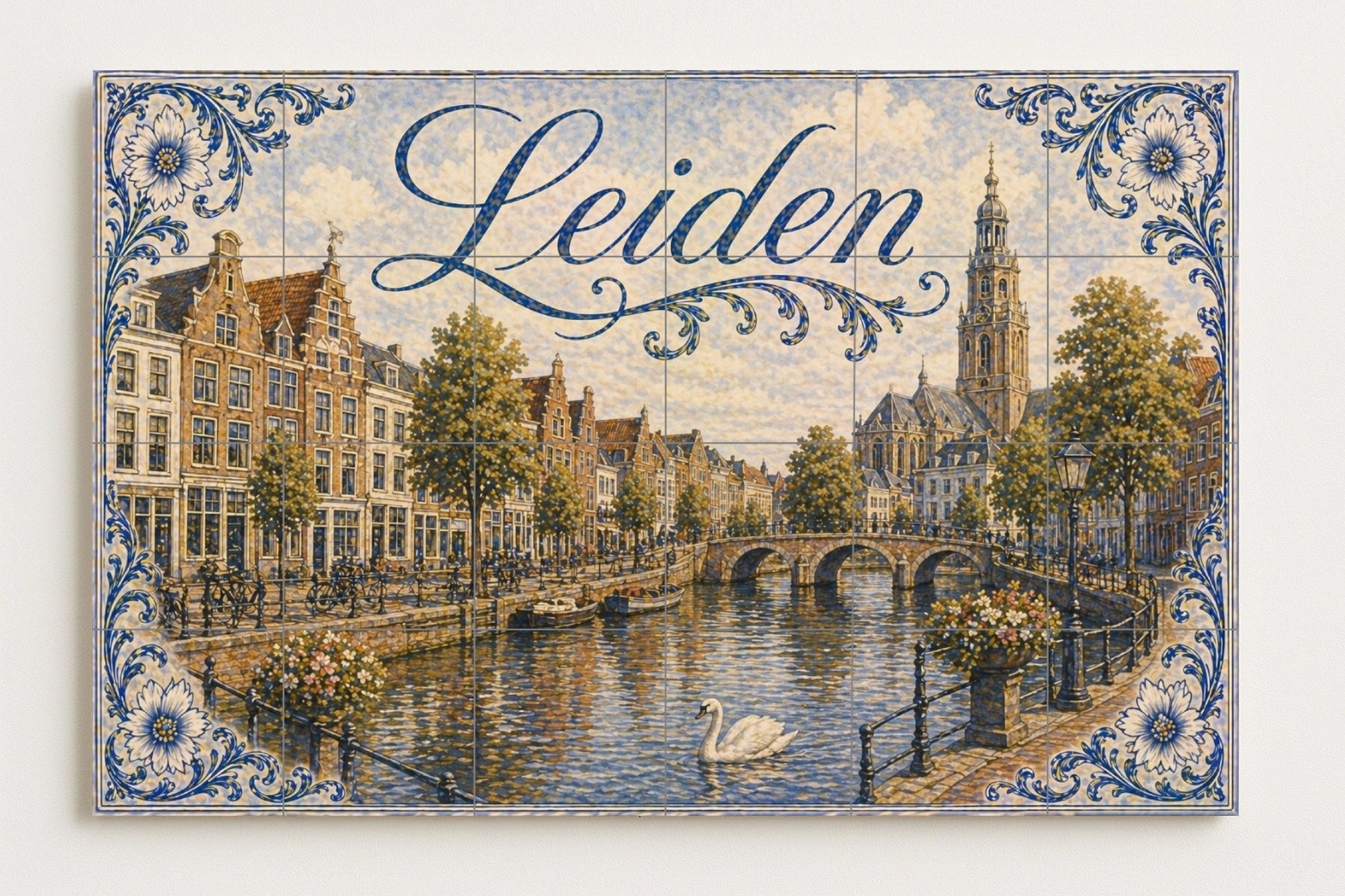 Leiden, Pays-Bas , Art Mural — Décor d'Art Populaire, Art Mural en Céramique