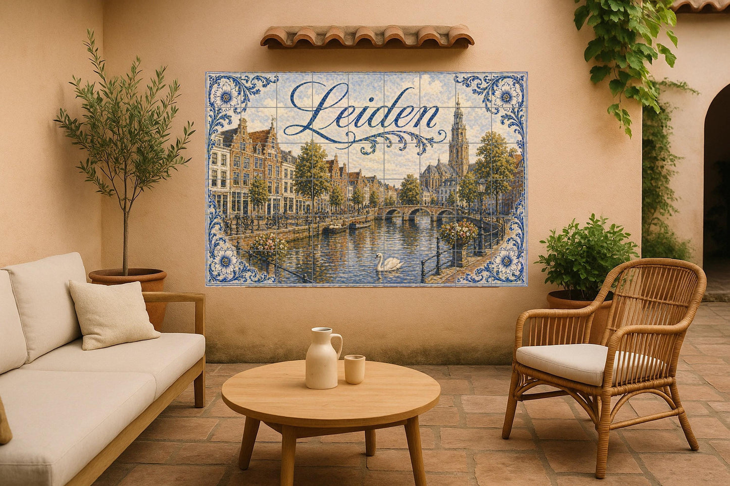 Leiden, Pays-Bas , Art Mural — Décor d'Art Populaire, Art Mural en Céramique