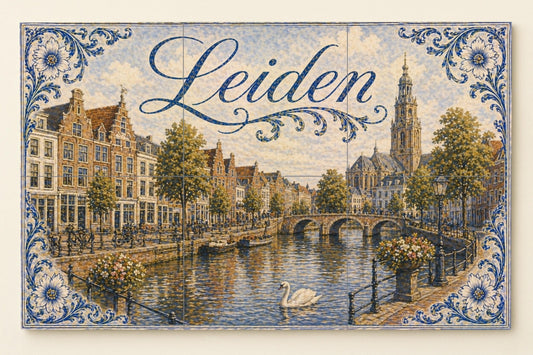 Leiden, Netherlands , Art Mural · Ceramic Wall Mural — Folk-Art Décor