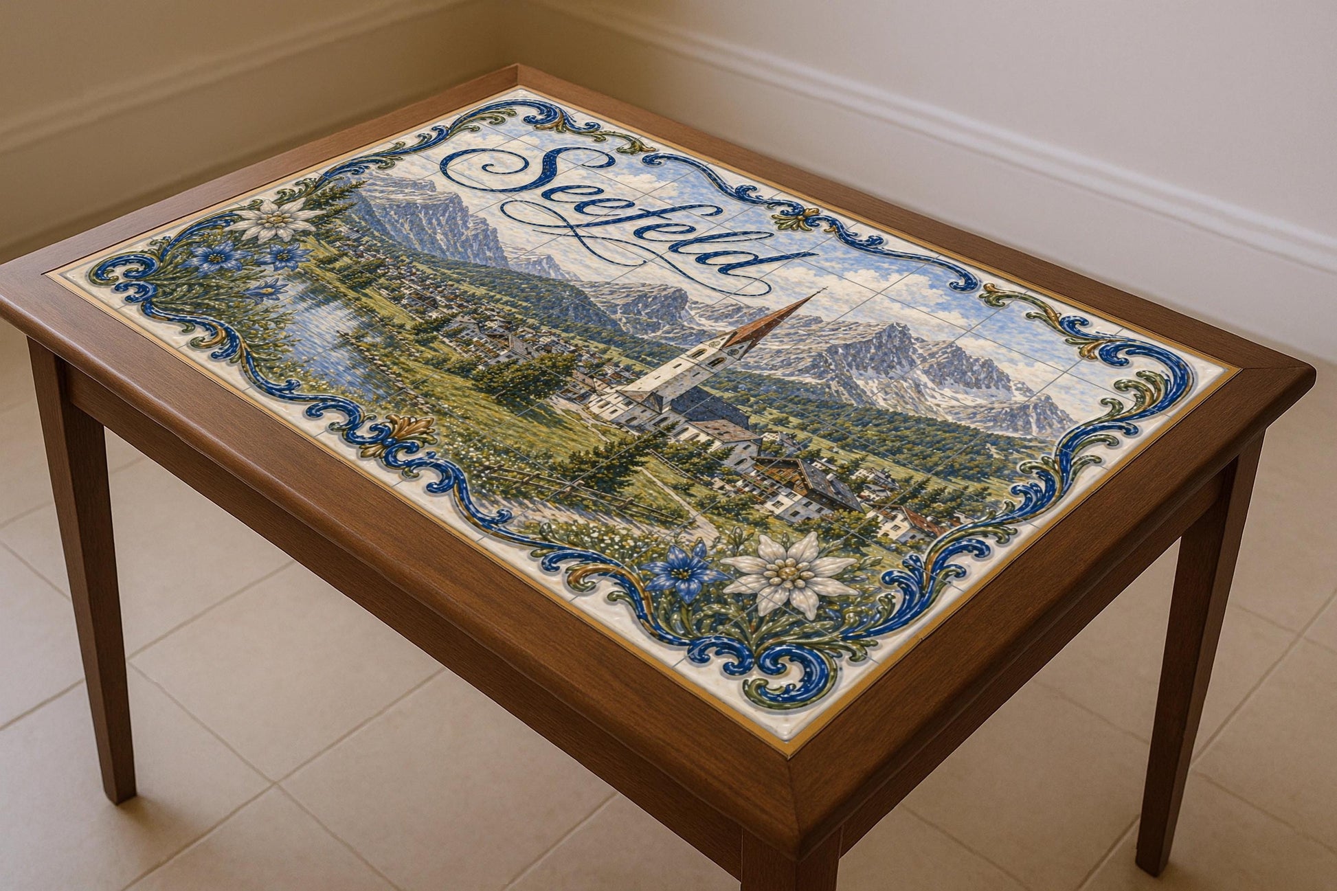 Seefeld, Austria · Ceramic Wall Mural — Landmark Mural
