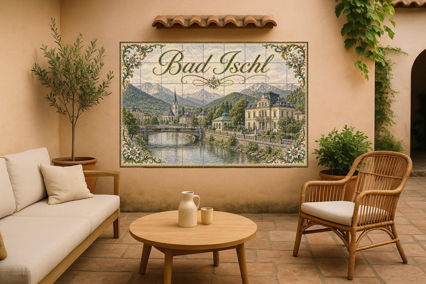 Bad Ischl, Austria · Ceramic Wall Mural — Landmark Mural