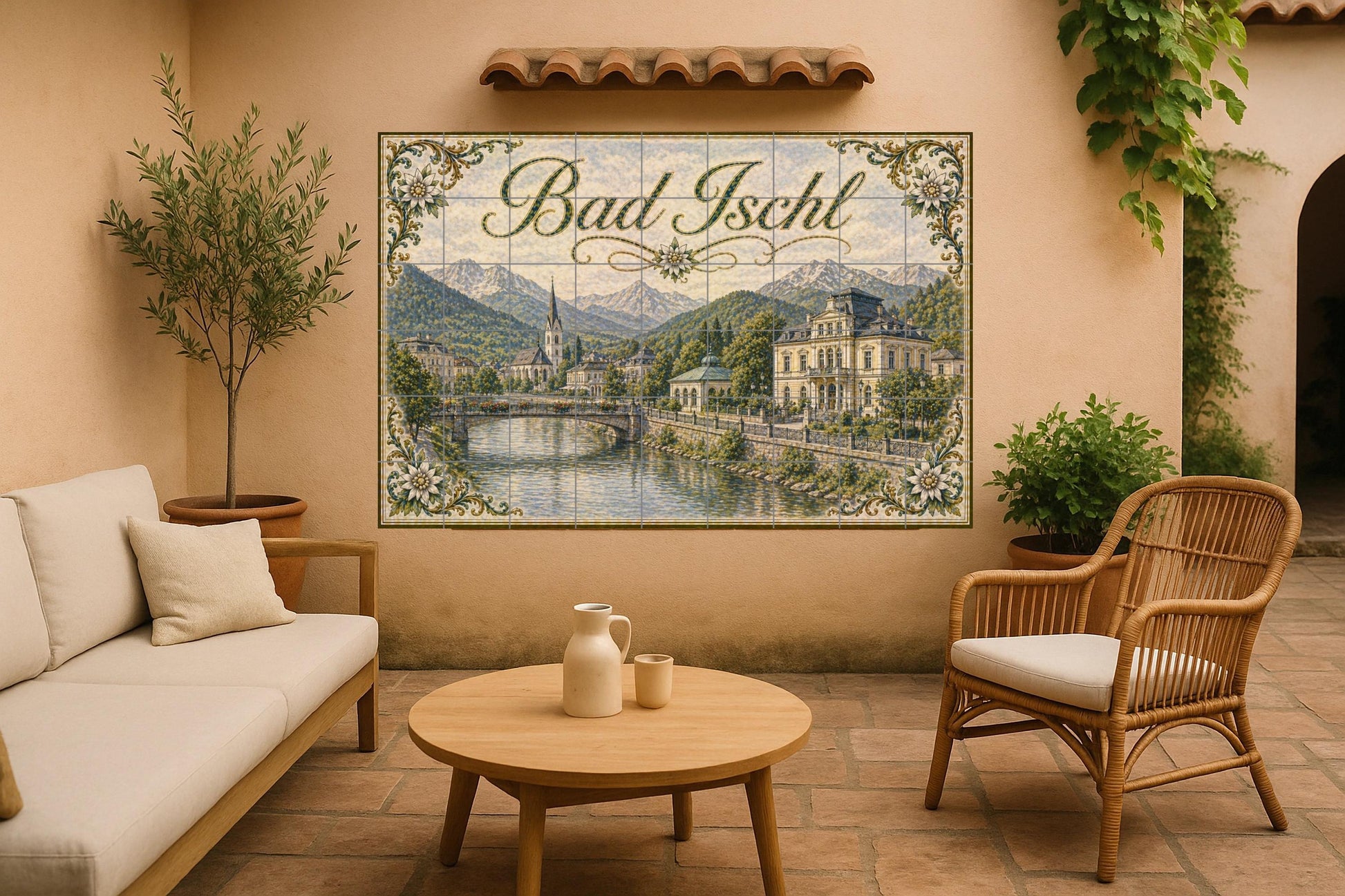 Bad Ischl, Austria · Ceramic Wall Mural — Landmark Mural