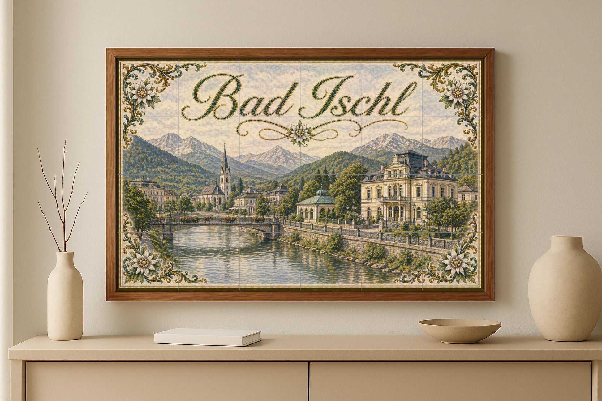 Bad Ischl, Austria · Ceramic Wall Mural — Landmark Mural